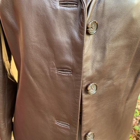 NWOT Talbot sz 6 short brown jacket - Picture 5 of 6